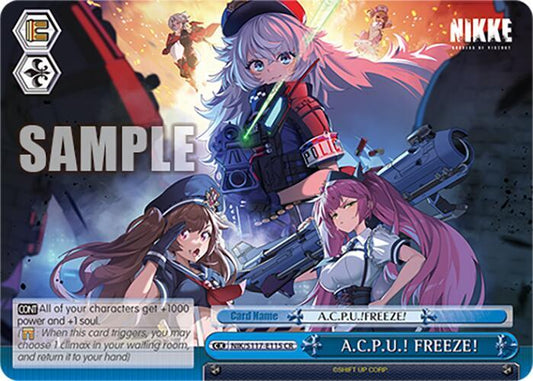 A.C.P.U.! FREEZE! (NIK) #NIK/S117-E115 [EN]