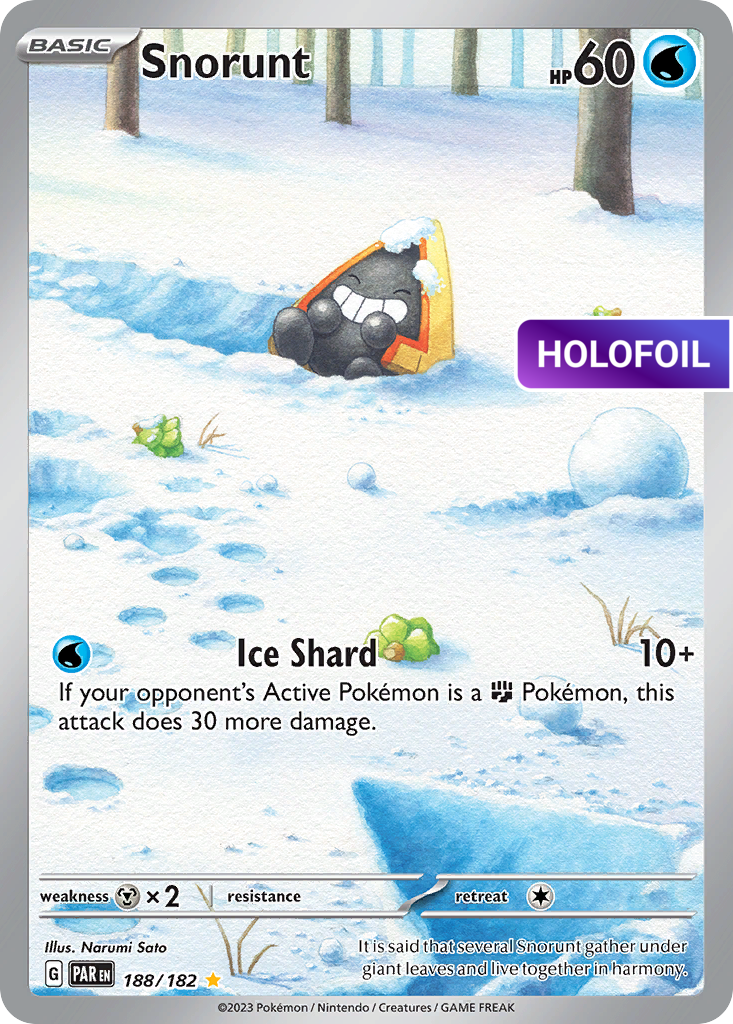 Snorunt (PAR) #188 [EN/H] s/o