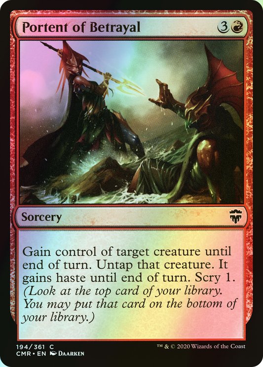 Portent of Betrayal (CMR) #194 [EN/F]