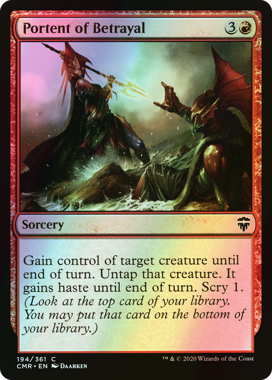 Portent of Betrayal (CMR) #194 [EN/F]
