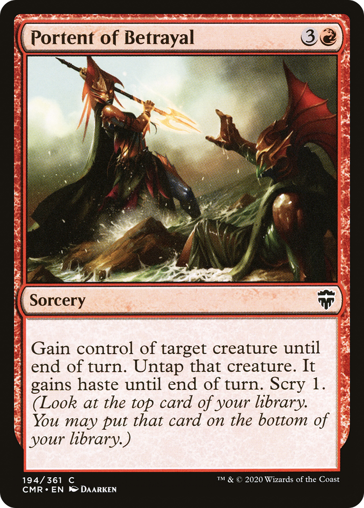 Portent of Betrayal (CMR) #194 [EN/N]