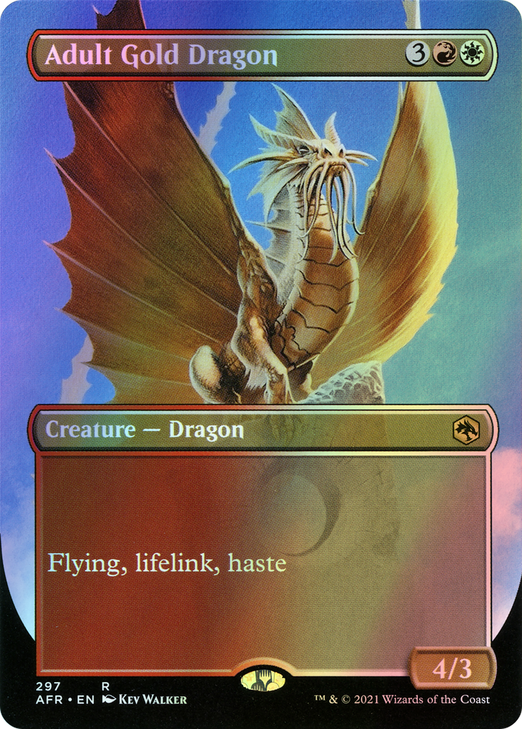 Adult Gold Dragon (AFR) #297 [EN/F]