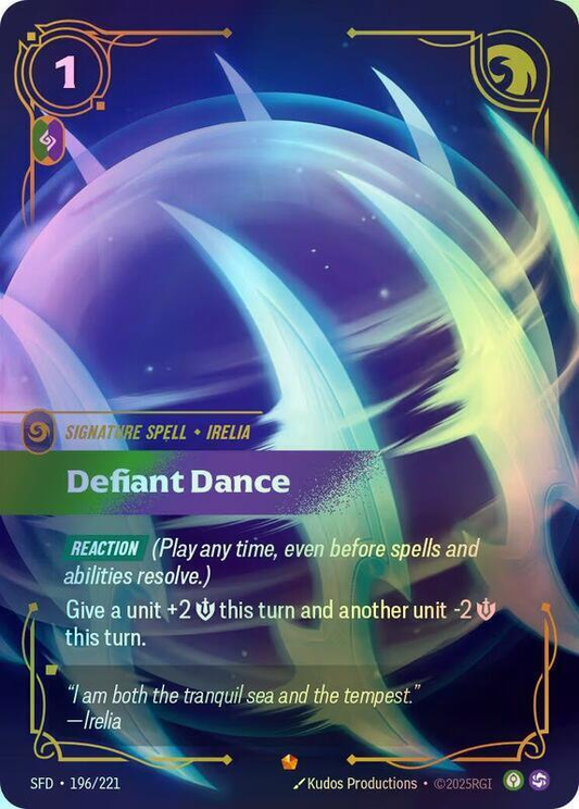 Defiant Dance (SFD) #196 [EN/F] s/o