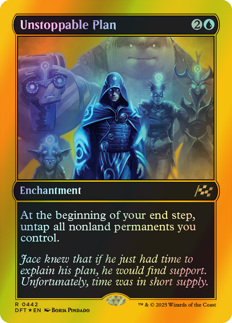 Unstoppable Plan - Firstplace Foil (DFT) #442 [EN/F]