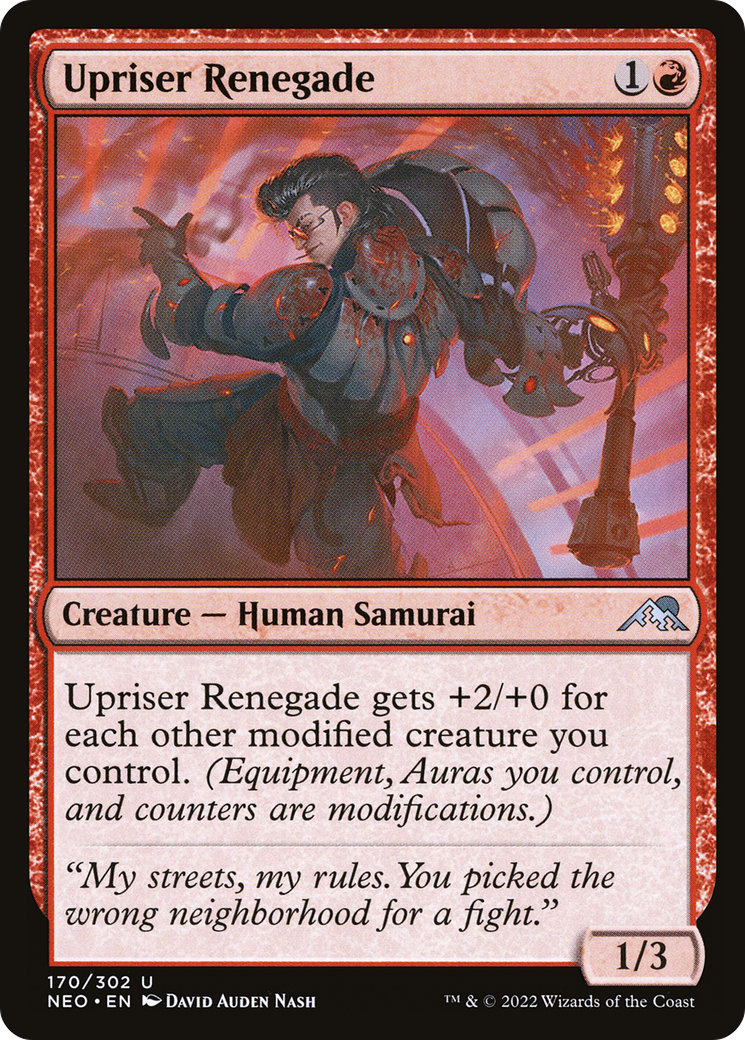 Upriser Renegade (NEO) #170 [EN/N]