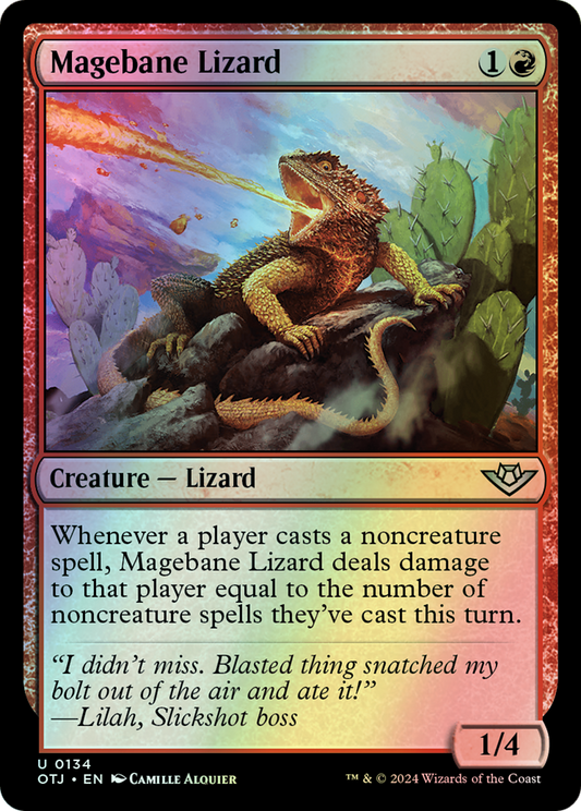 Magebane Lizard (OTJ) #134 [EN/F] s/o