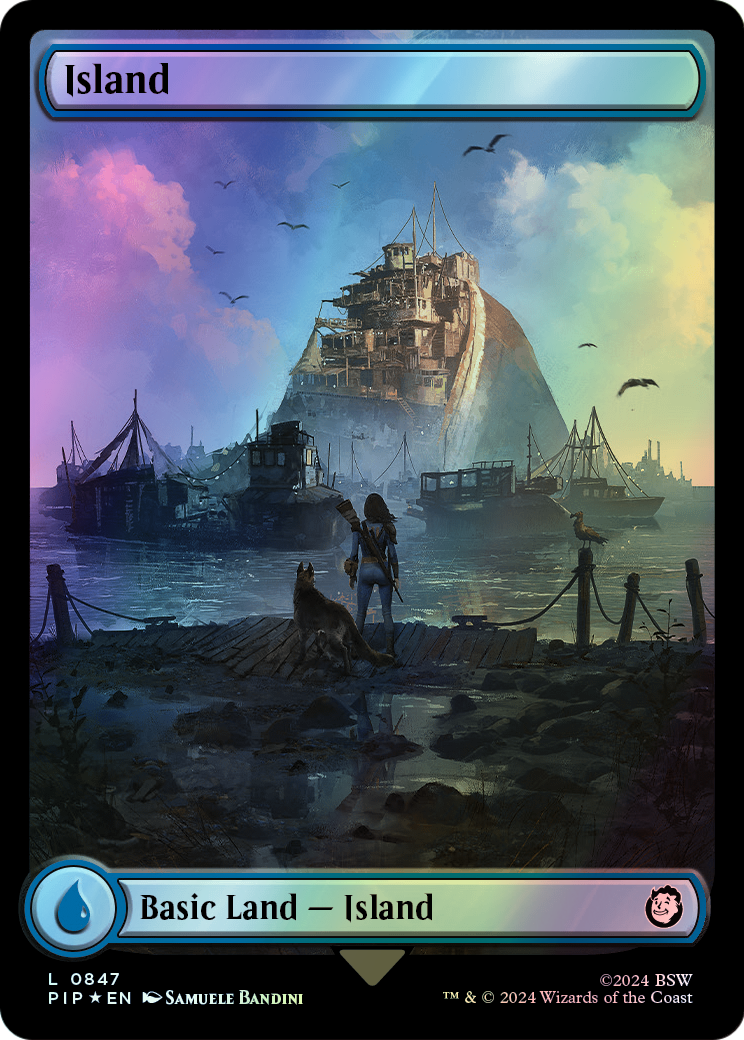 Island - Surge Foil (PIP) #847 [EN/F]
