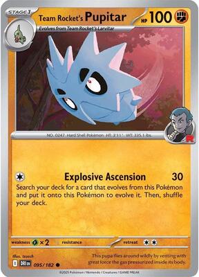 Team Rocket's Pupitar (DRI) #095 [EN/N]