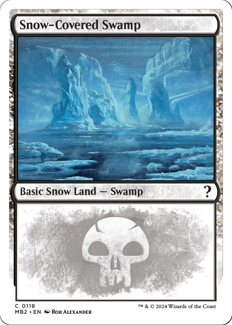 Snow-Covered Swamp (MB2) #118 [EN/N]
