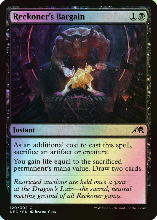 Reckoner's Bargain (NEO) #120 [EN/F] s/o