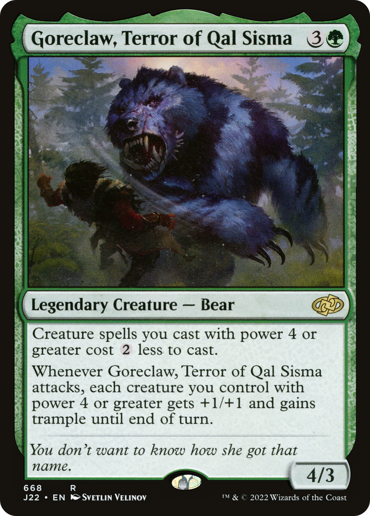 Goreclaw, Terror of Qal Sisma (J22) #668 [EN/N] s/o