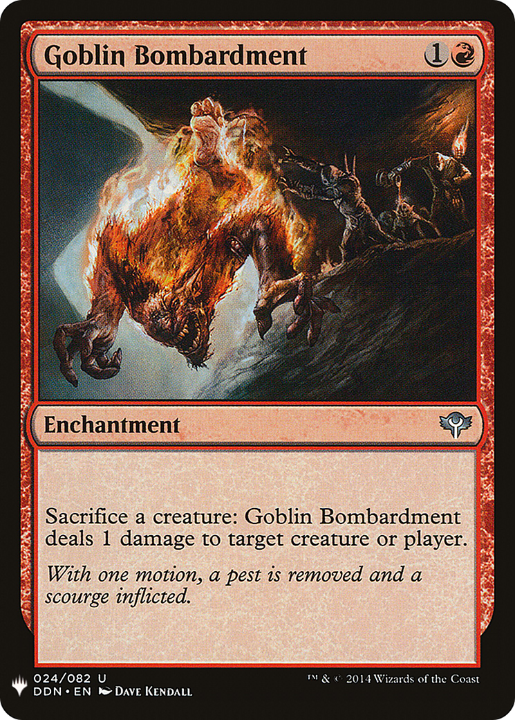 Goblin Bombardment (PLST) #DDN-24 [EN/N]