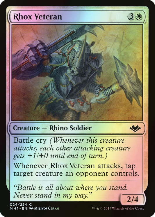 Rhox Veteran (MH1) #24 [EN/F]