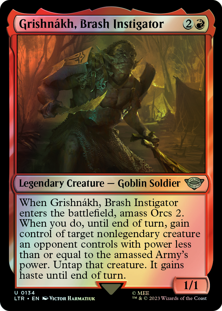 Grishnákh, Brash Instigator (LTR) #134 [EN/F] s/o