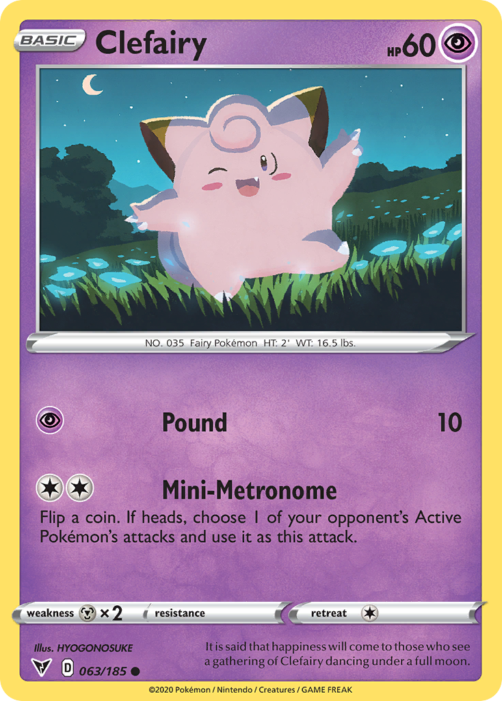 Clefairy (VIV) #063 [EN/N] s/o