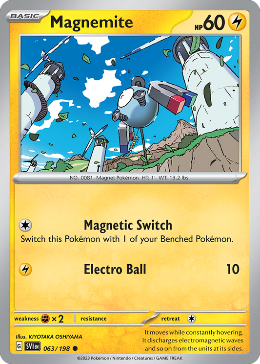 Magnemite (SVI) #63 [EN/N]