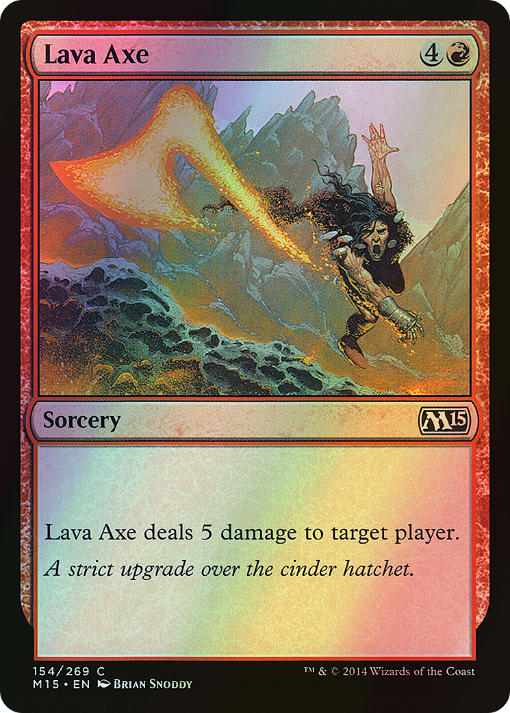 Lava Axe (M15) #154 [EN/F]
