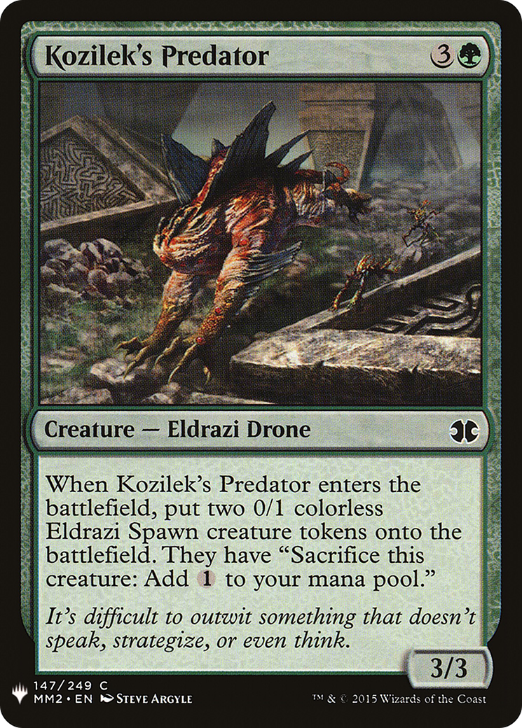 Kozilek's Predator (PLST) #MM2-147 [EN/N] s/o