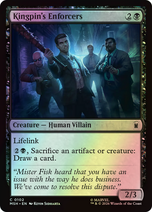 Kingpin's Enforcers (MSH) #102 [EN/F]