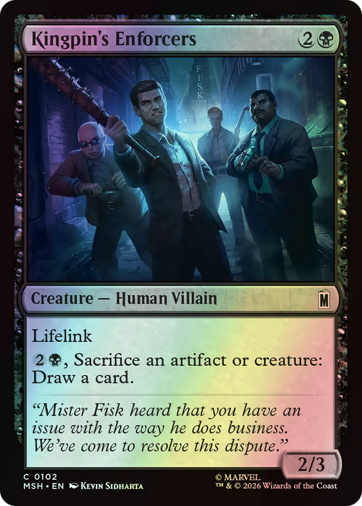 Kingpin's Enforcers (MSH) #102 [EN/F]