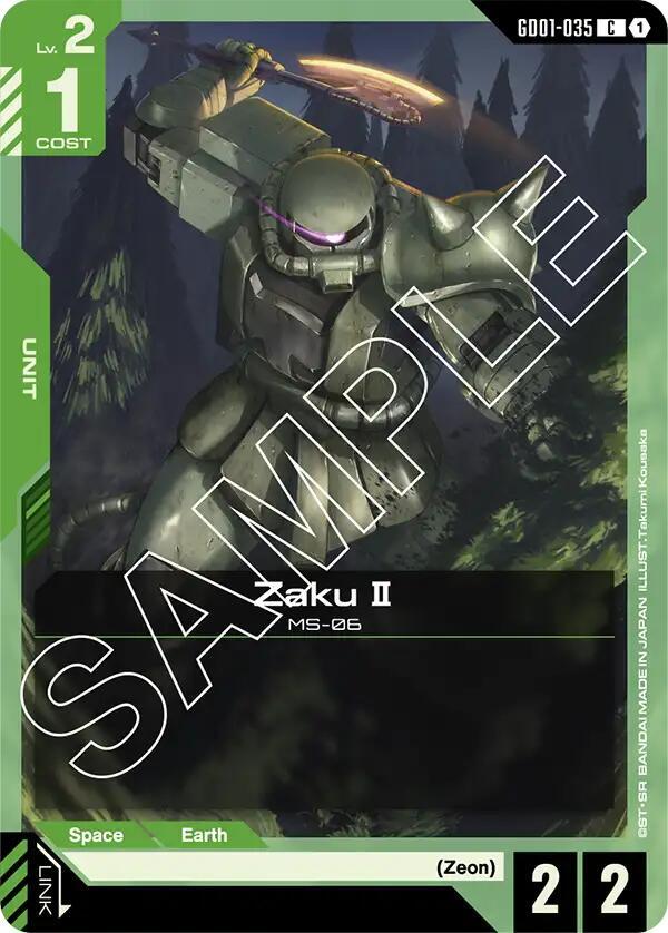 Zaku II (GD01) #GD01-035 [EN/N] s/o