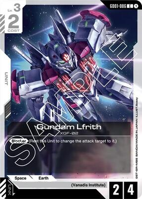 Gundam Lfrith (GD01) #GD01-086 [EN/N] s/o