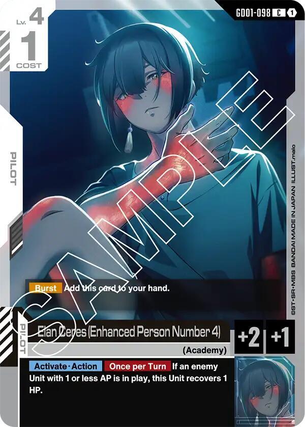 Elan Ceres (Enhanced Person Number 4) (GD01) #GD01-098 [EN/N]