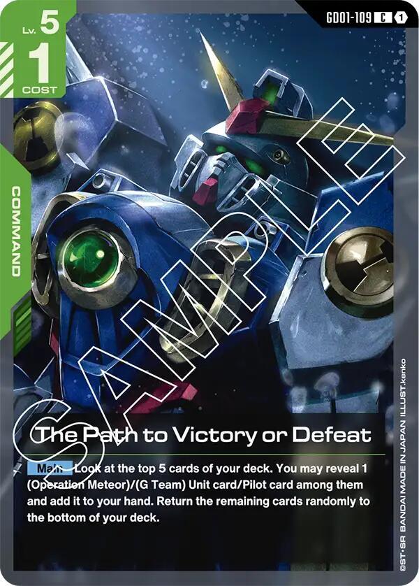 The Path to Victory or Defeat (GD01) #GD01-109 [EN/N] s/o