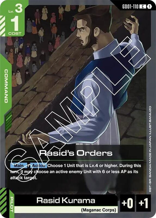 Rasid's Orders (GD01) #GD01-110 [JA/N]