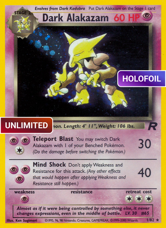 Dark Alakazam (1) (TR) #01 [EN/UH]