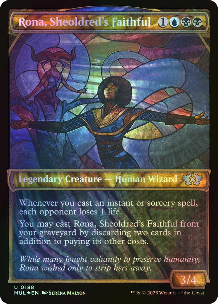 Rona, Sheoldred's Faithful - Halo Foil (MUL) #188 [EN/F]