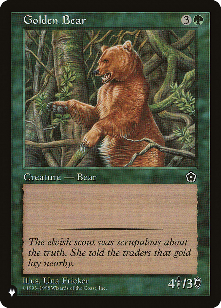 Golden Bear (PLST) #P02-127 [EN/N] s/o