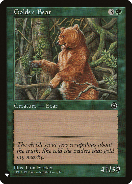 Golden Bear (PLST) #P02-127 [EN/N] s/o