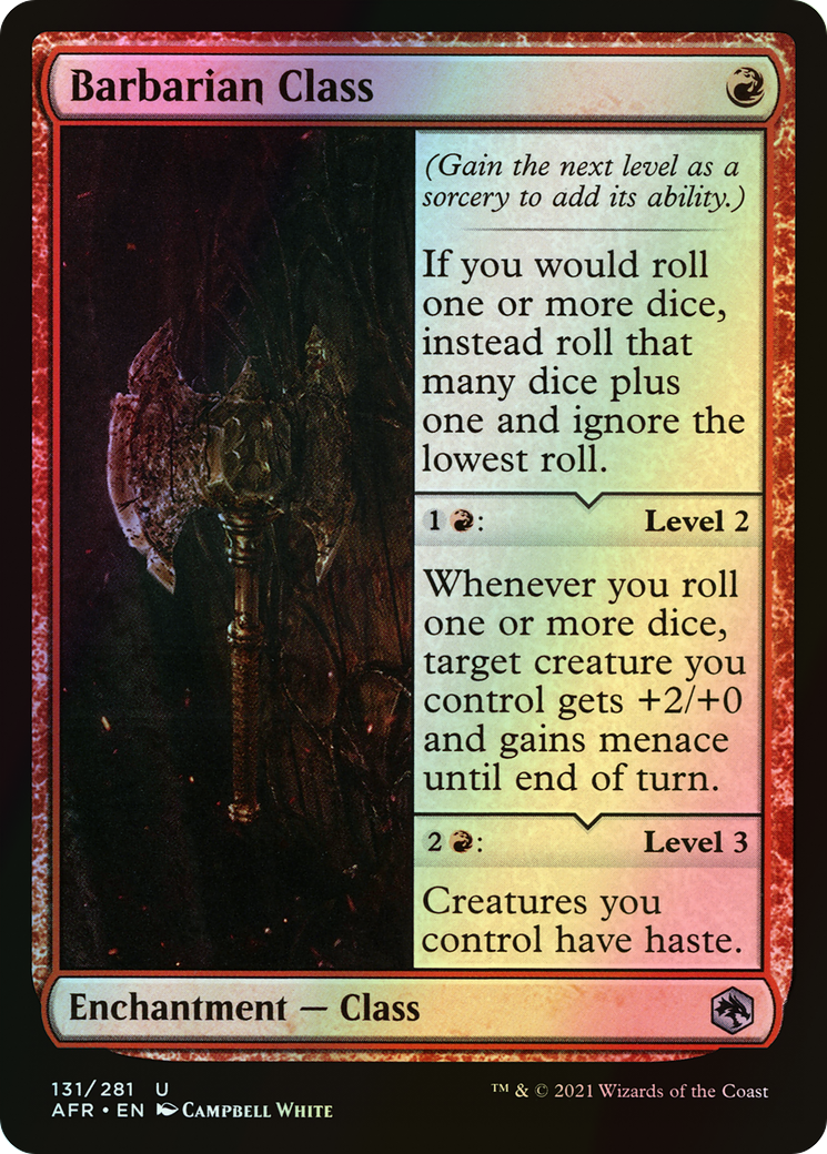 Barbarian Class (AFR) #131 [EN/F]