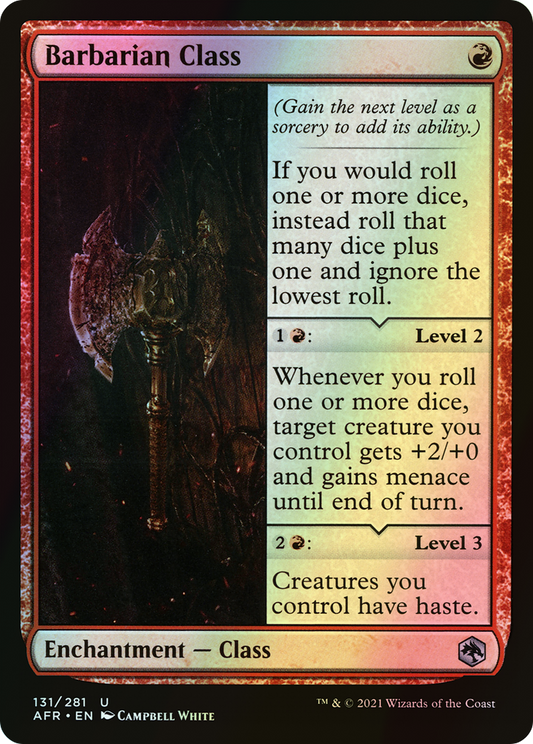 Barbarian Class (AFR) #131 [EN/F]