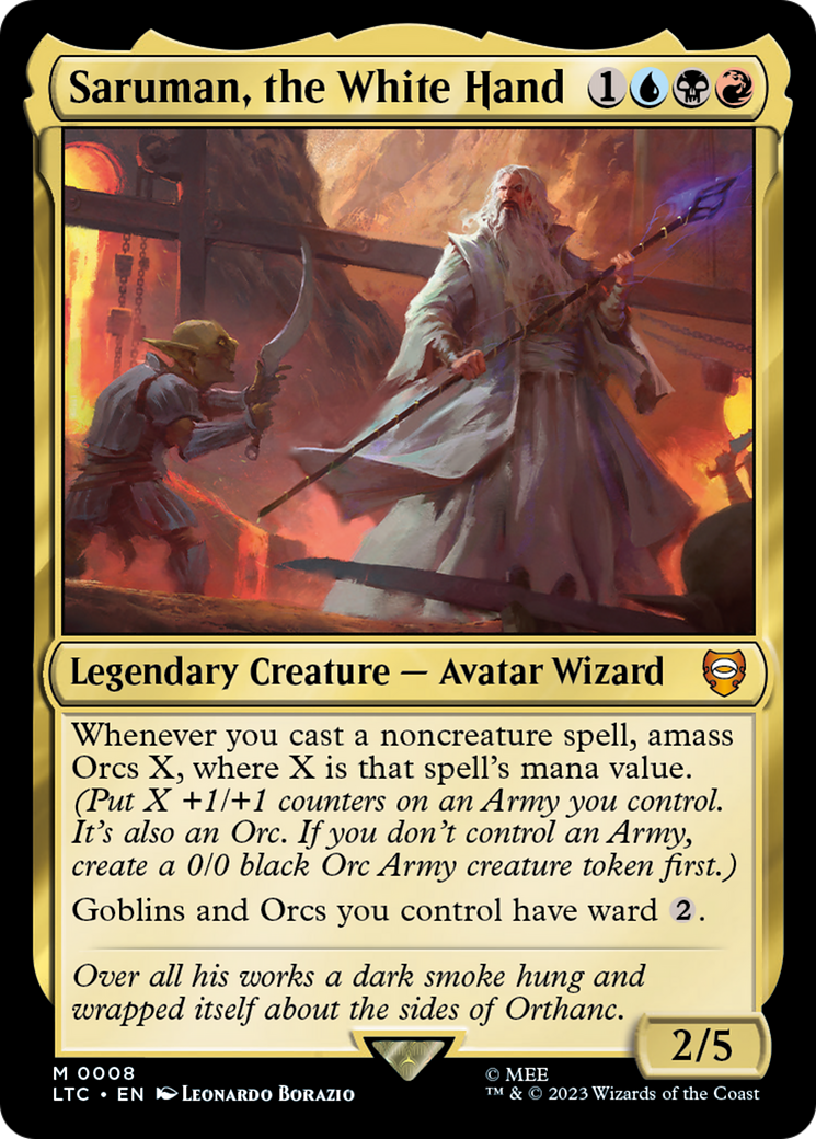 Saruman, the White Hand (LTC) #8 [EN/N]