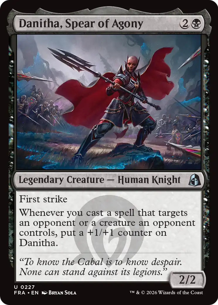 Danitha, Spear of Agony (FRA) #227 [EN/N]