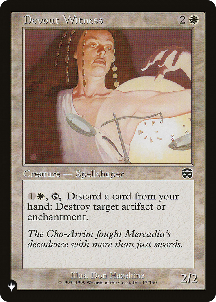 Devout Witness (PLST) #MMQ-17 [EN/N]