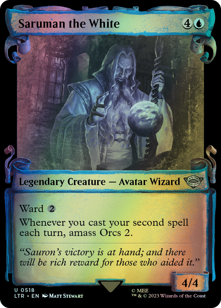 Saruman the White - Silver Foil (LTR) #518 [EN/F] s/o