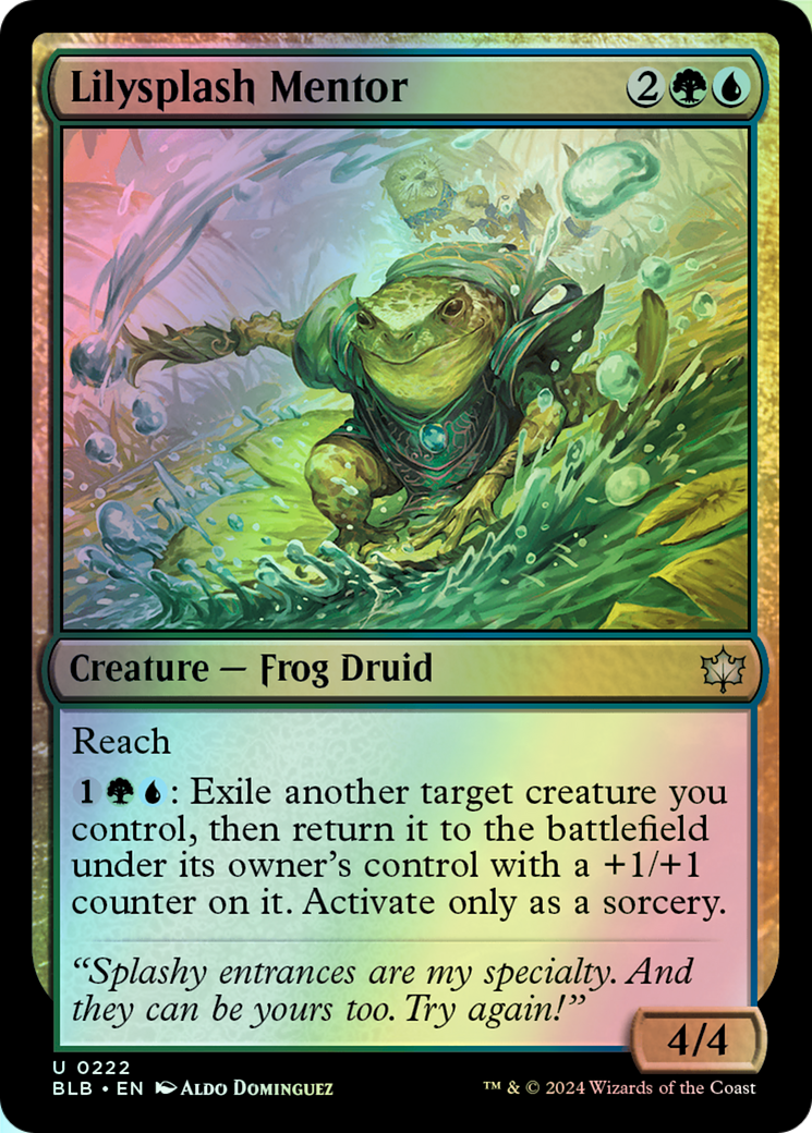 Lilysplash Mentor (BLB) #222 [EN/F] s/o