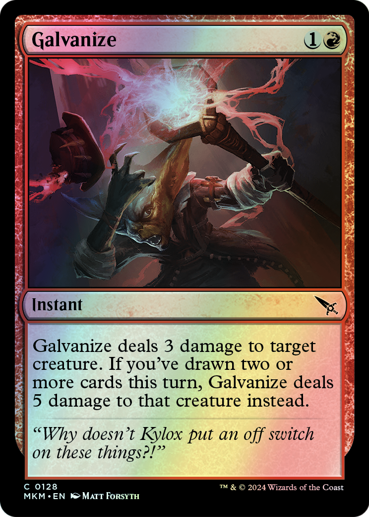 Galvanize (MKM) #128 [EN/F]