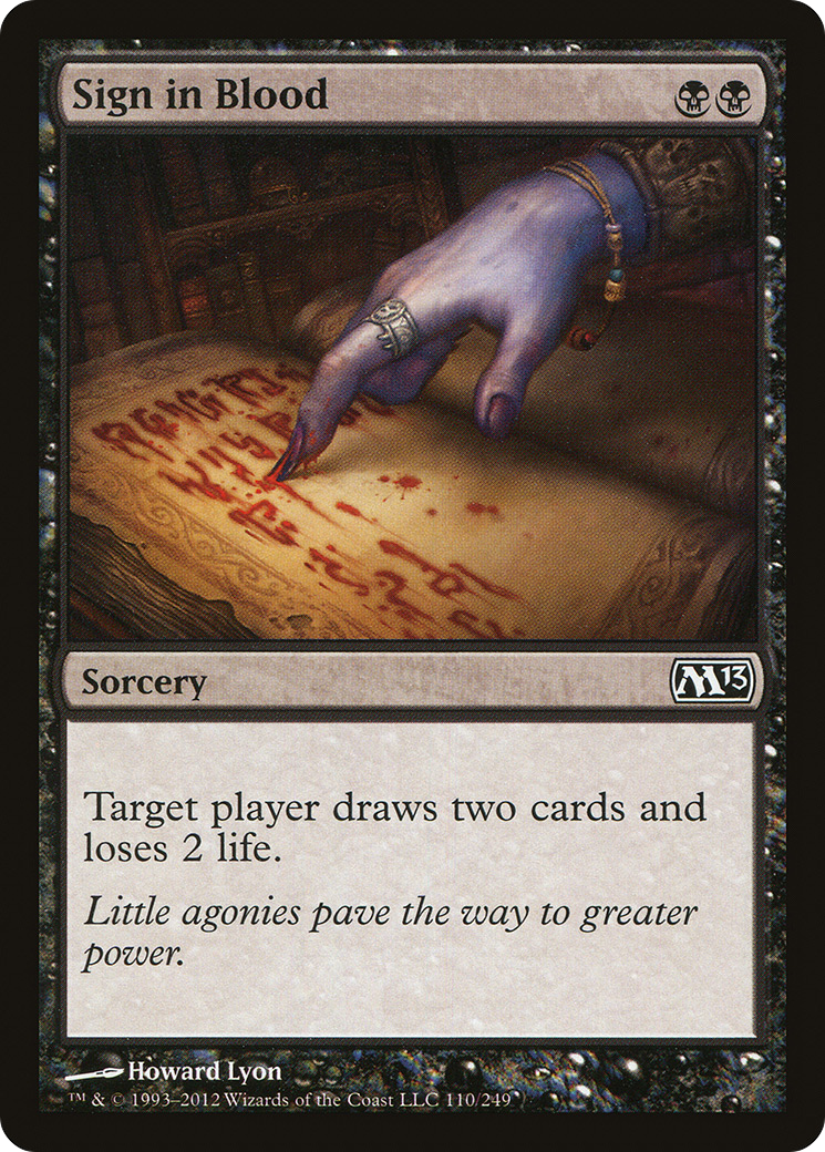 Sign in Blood (M13) #110 [EN/N] s/o