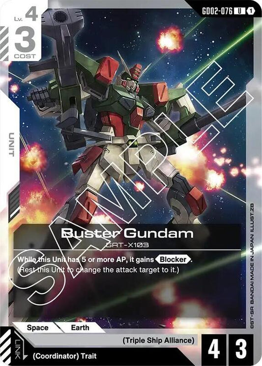 Buster Gundam (GD02) #GD02-076 [JA/N]