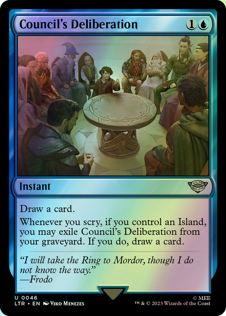 Council's Deliberation (LTR) #46 [EN/F] s/o