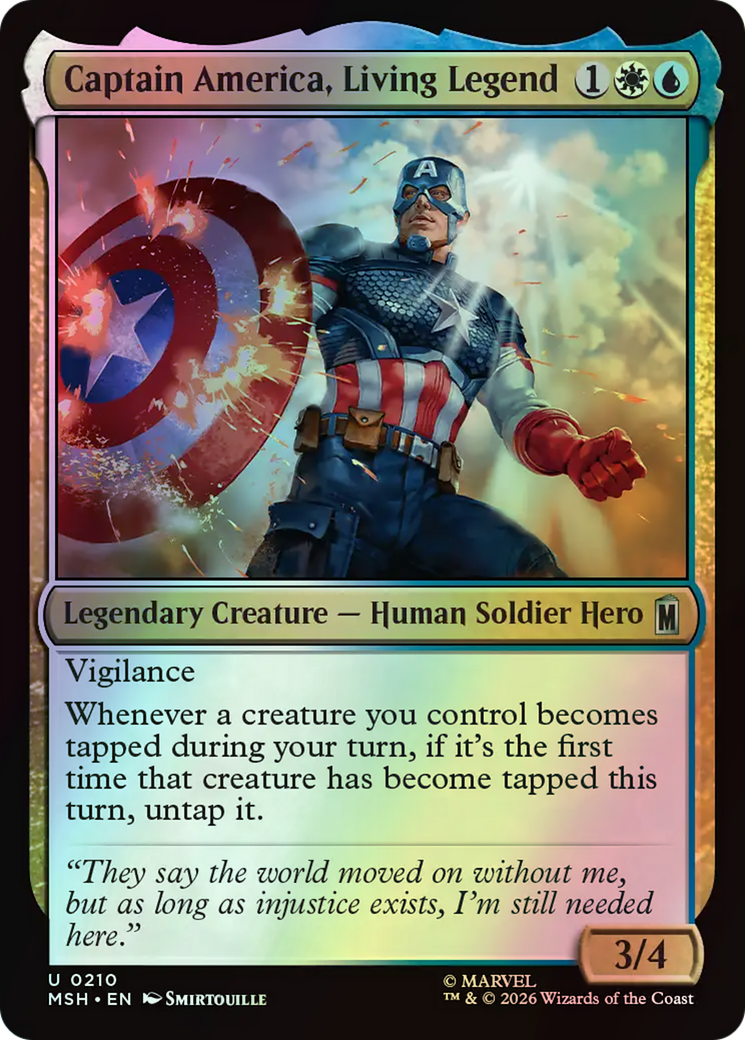 Captain America, Living Legend (MSH) #210 [EN/F]
