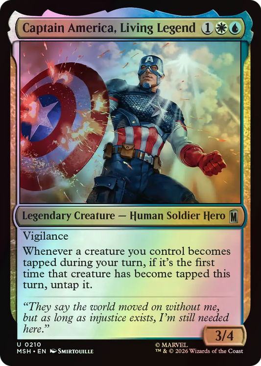 Captain America, Living Legend (MSH) #210 [EN/F] s/o