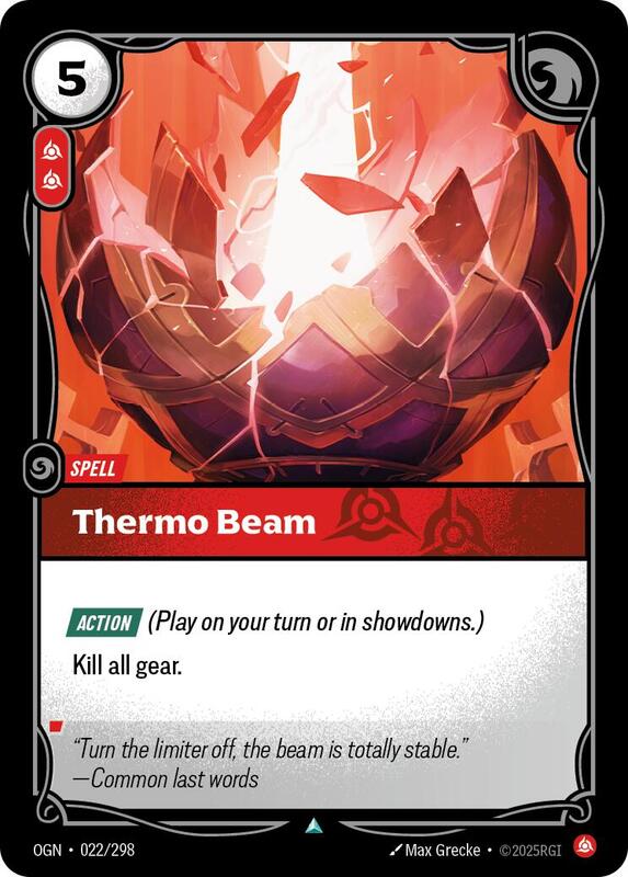 Thermo Beam (OGN) #022 [EN/N]