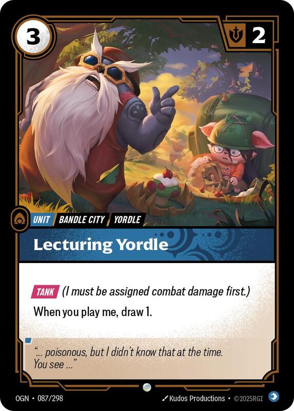 Lecturing Yordle (OGN) #087 [EN/N]
