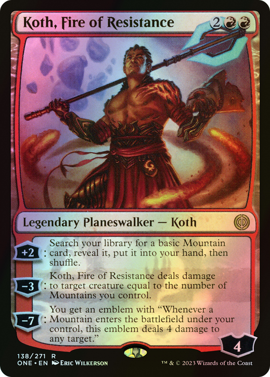 Koth, Fire of Resistance (ONE) #138 [EN/F] s/o