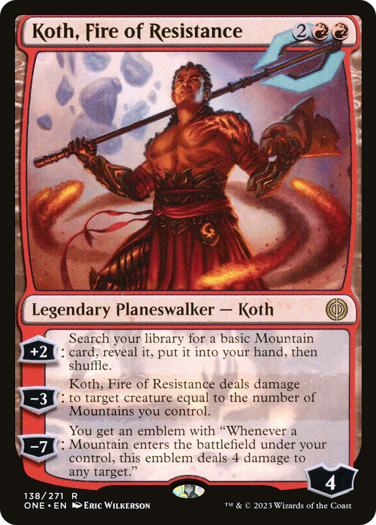 Koth, Fire of Resistance (ONE) #138 [EN/N]